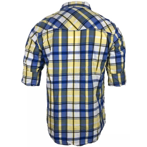 RAW STATE AFFLICTION Men's Button Down Shirt Long Sleeve - Picture 2 of 8